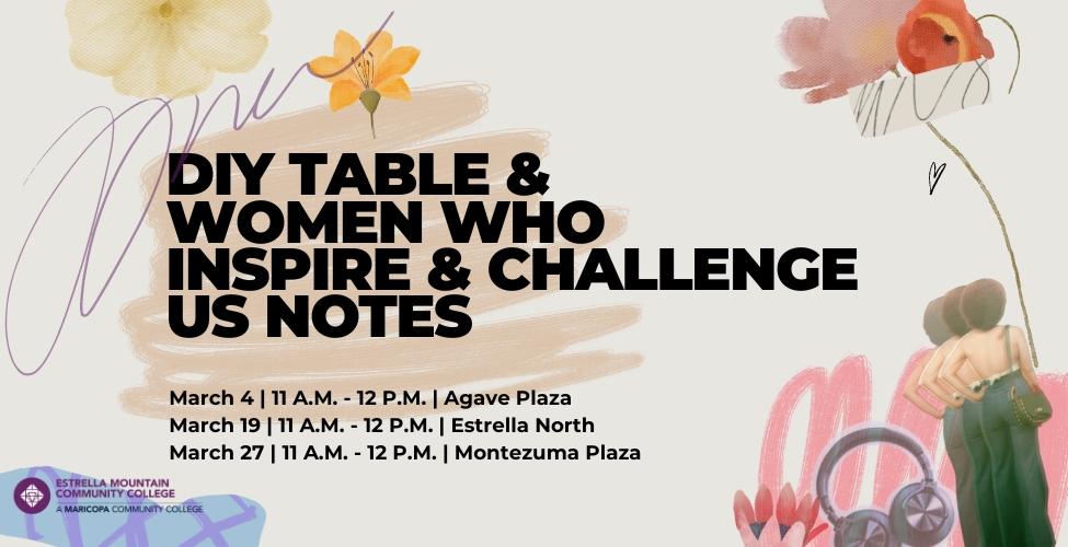 DIY Table & Women Who Inspire & Challenge Us