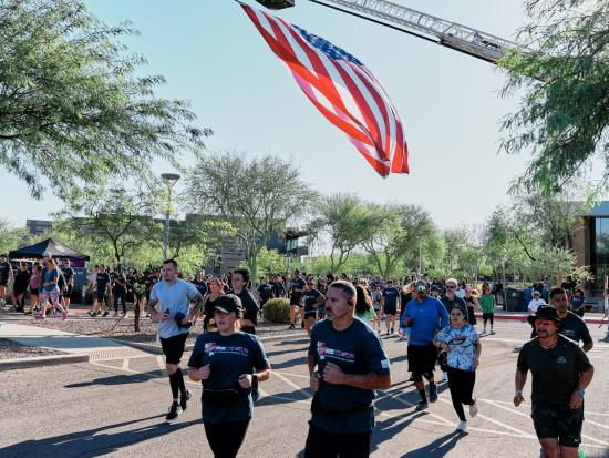 Runners take on the Vet Run